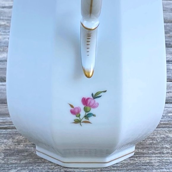 NWOT💯Authentic HEREND Coffee Pot - Tea Pot - with Gold Button Knob - Picture 6 of 15